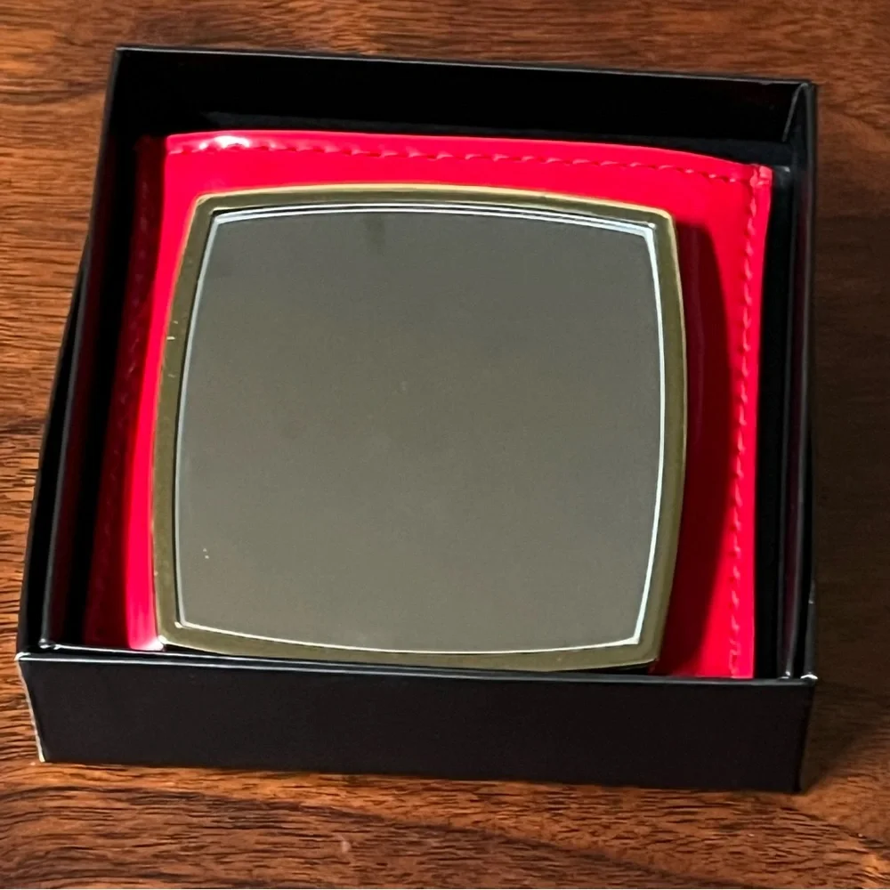 Gorgio Armani Compact Purse Mirror With Case And Box